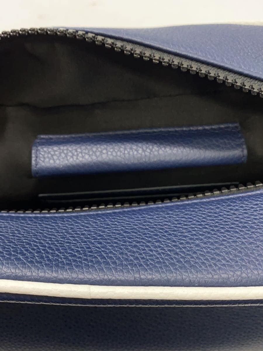 AIME LEON DORE Shoulder Bag Leather Navy 6