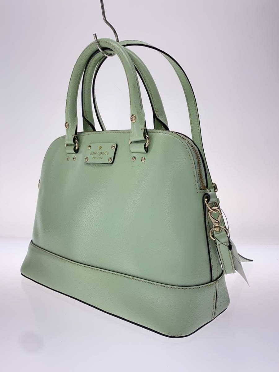 kate spade new york Shoulder Bag Cowhide GRN Solid Stain 2