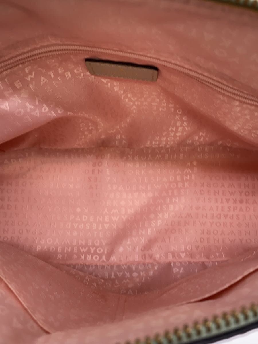 kate spade new york Shoulder Bag Cowhide GRN Solid Stain 6