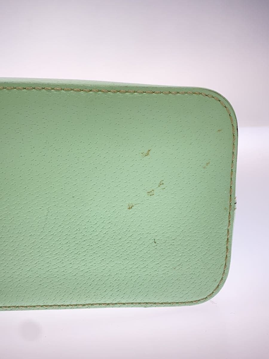 kate spade new york Shoulder Bag Cowhide GRN Solid Stain 7