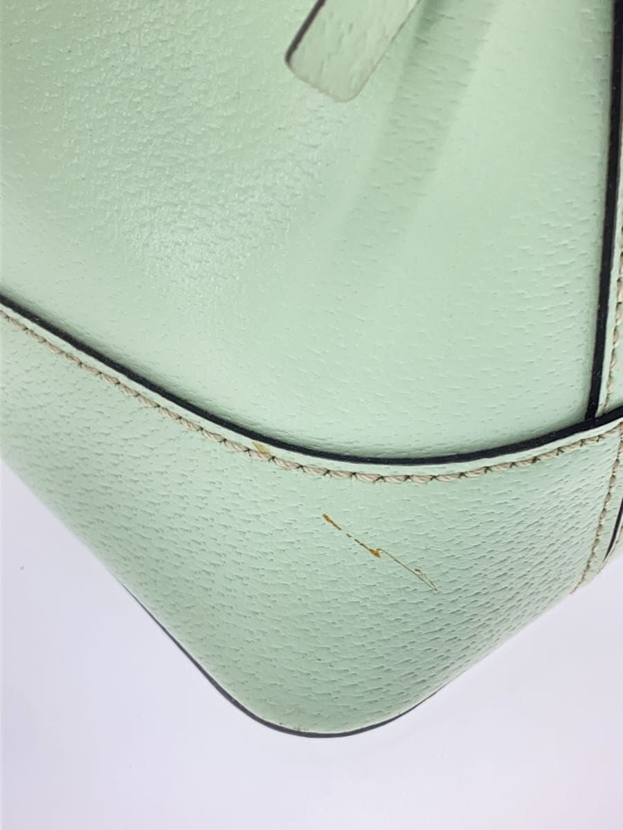 kate spade new york Shoulder Bag Cowhide GRN Solid Stain 8