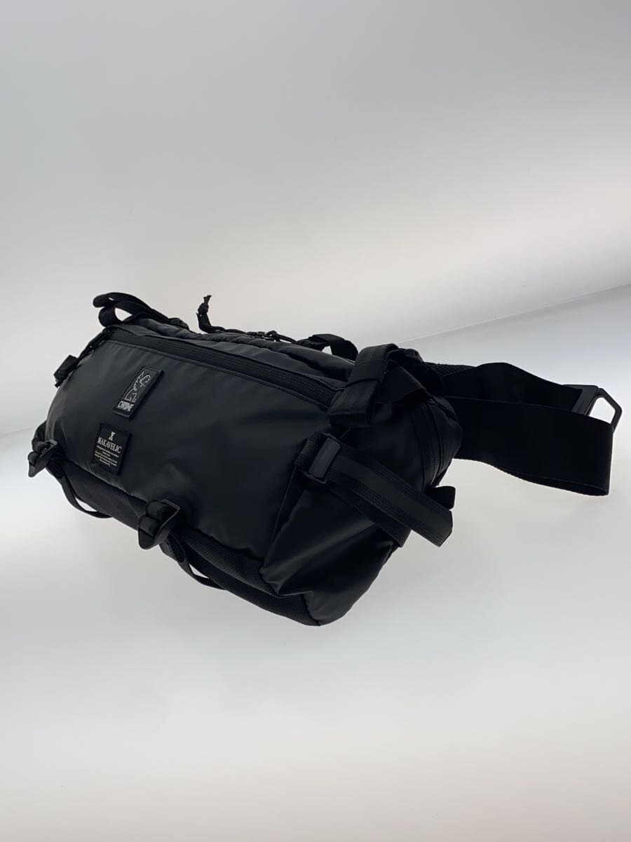 MAKAVELIC x CHROME Waist Bag Nylon BLK JP-209-MKLC-NA-NA 2