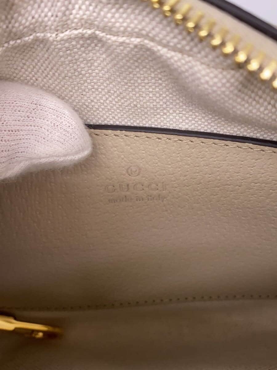 GUCCI Shoulder Bag Leather GRY All Over Pattern 816359 5