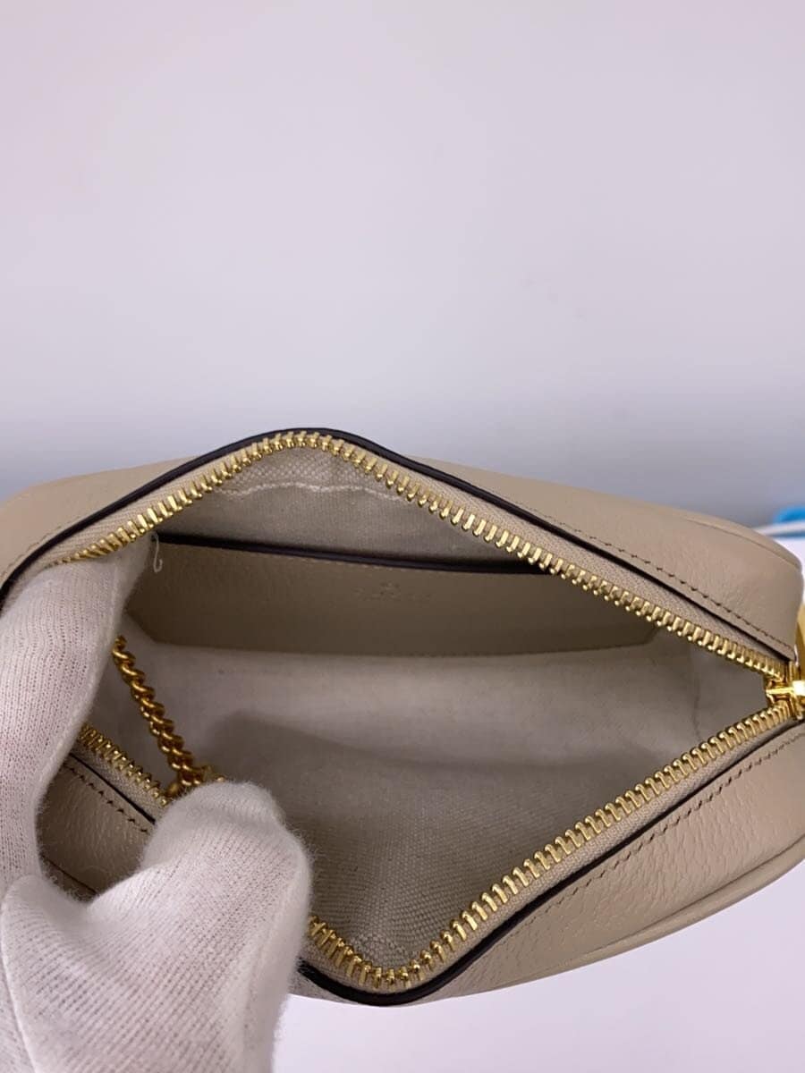 GUCCI Shoulder Bag Leather GRY All Over Pattern 816359 6