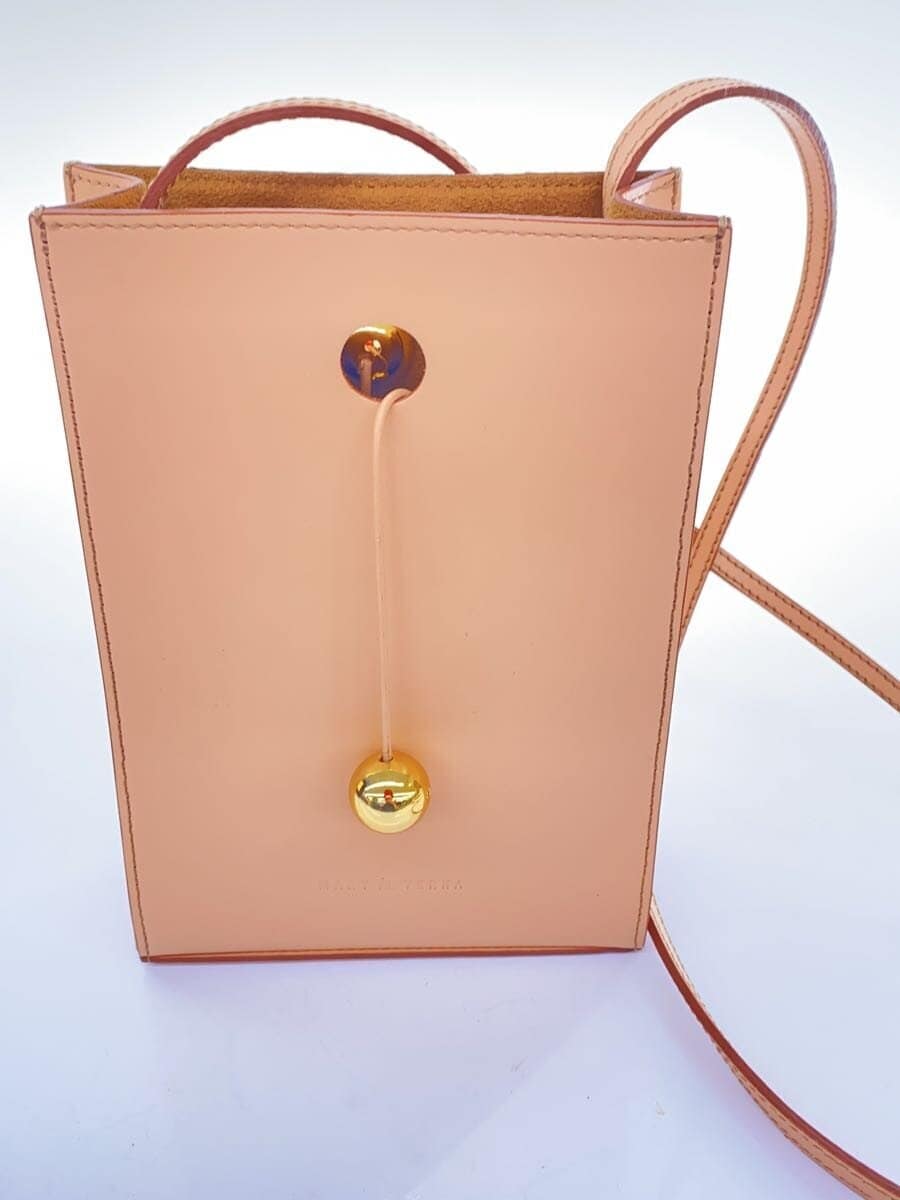 MARY AL TERNATWINKLE Shoulder Bag Leather BEG 7