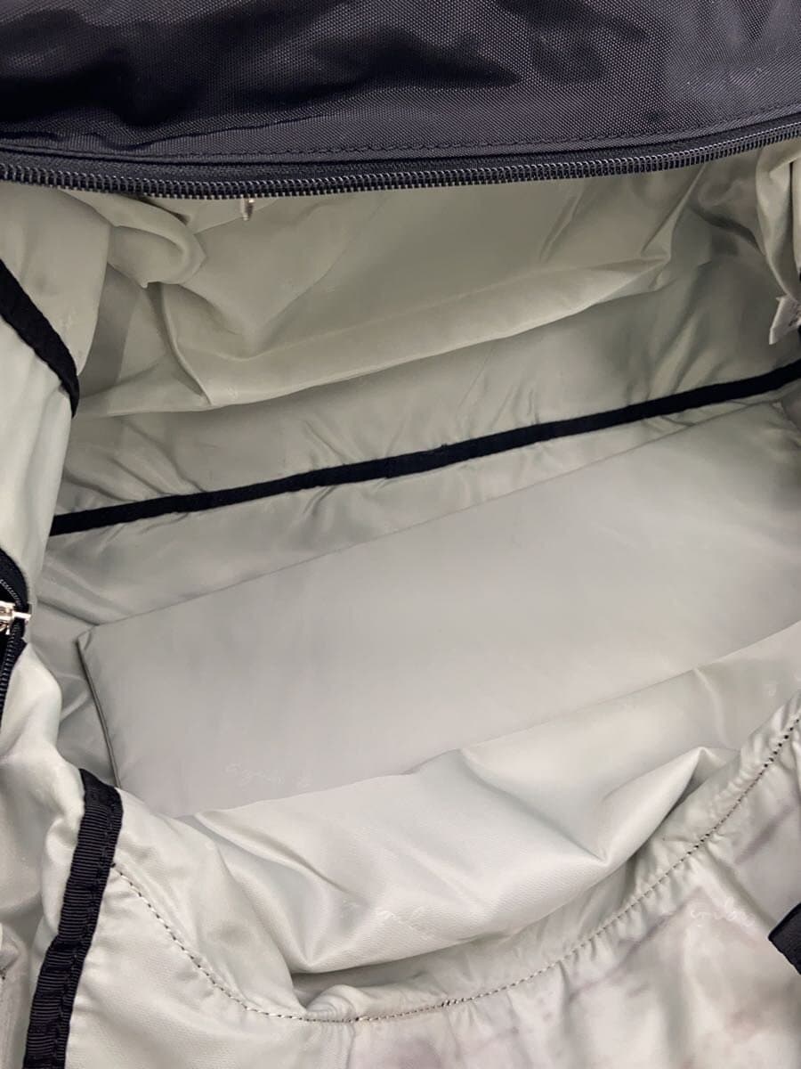 agnes b VOYAGE Boston Bag Nylon BLK FT03 Shoulder Metal 6