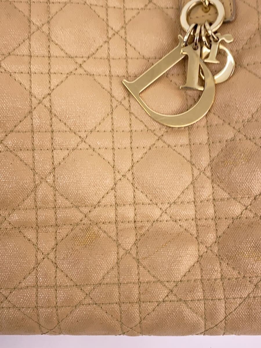 Christian Dior Handbag 01-RU-0171 Cannage Leather BEG 2