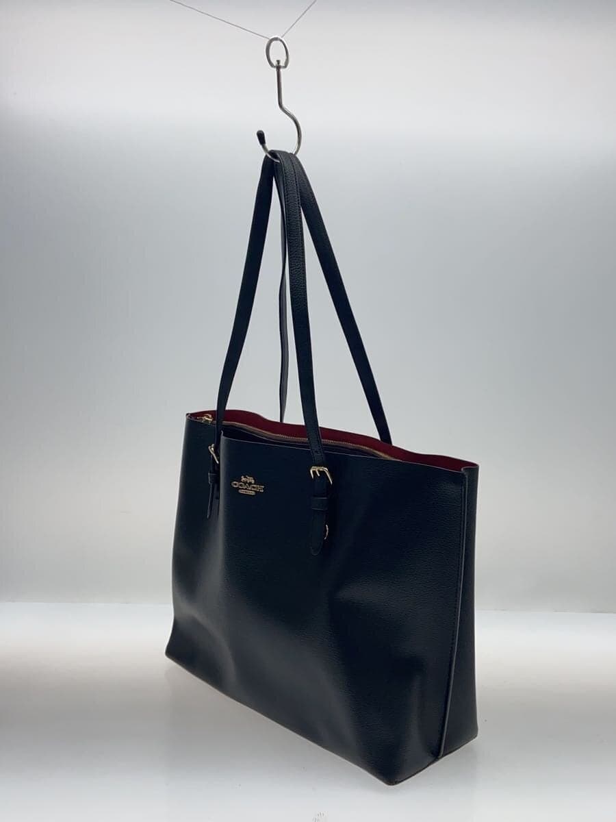 COACH Molly Tote Tote Bag Leather Black 1671 2