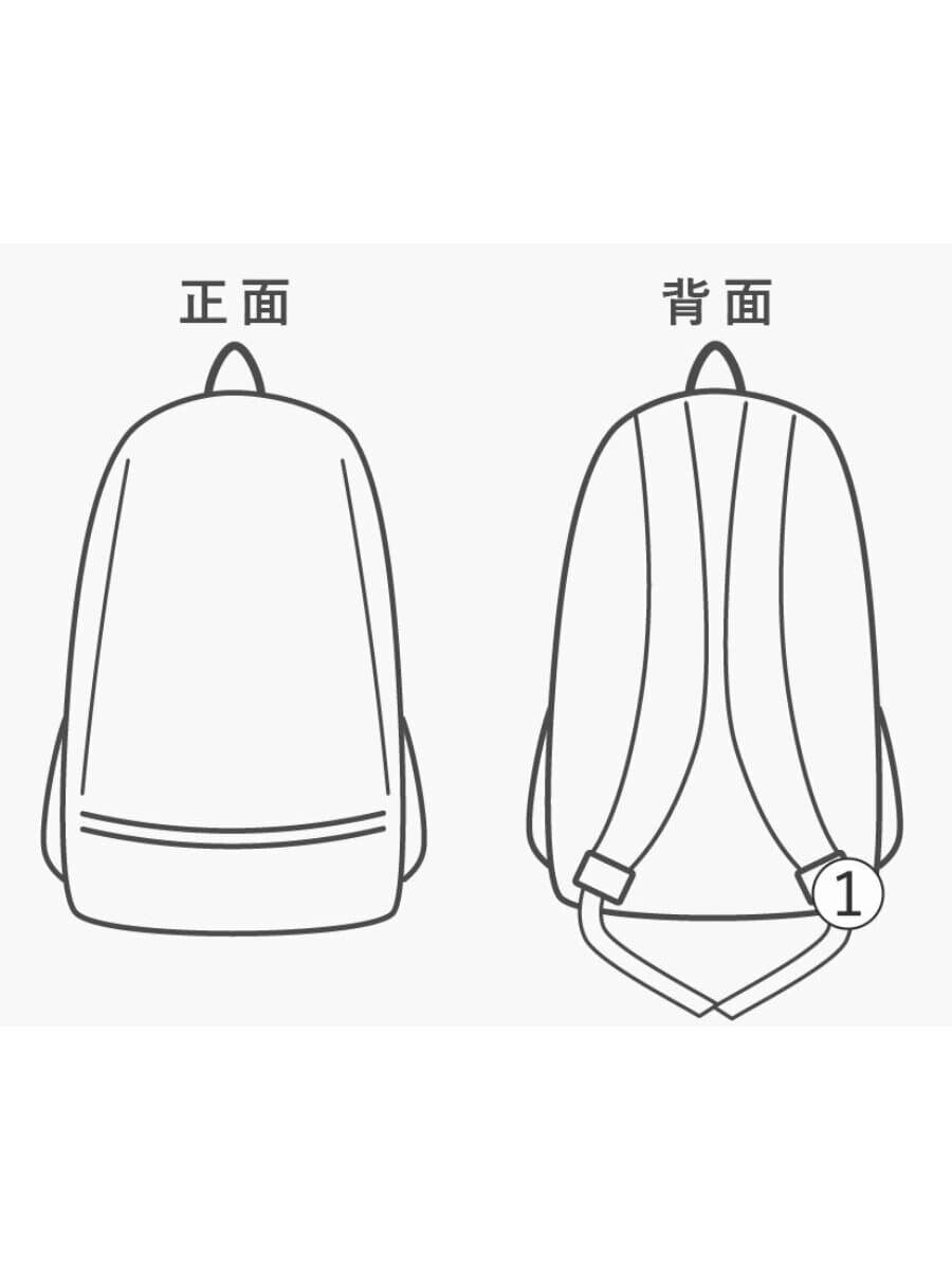 F CE Backpack Nylon BLK 9