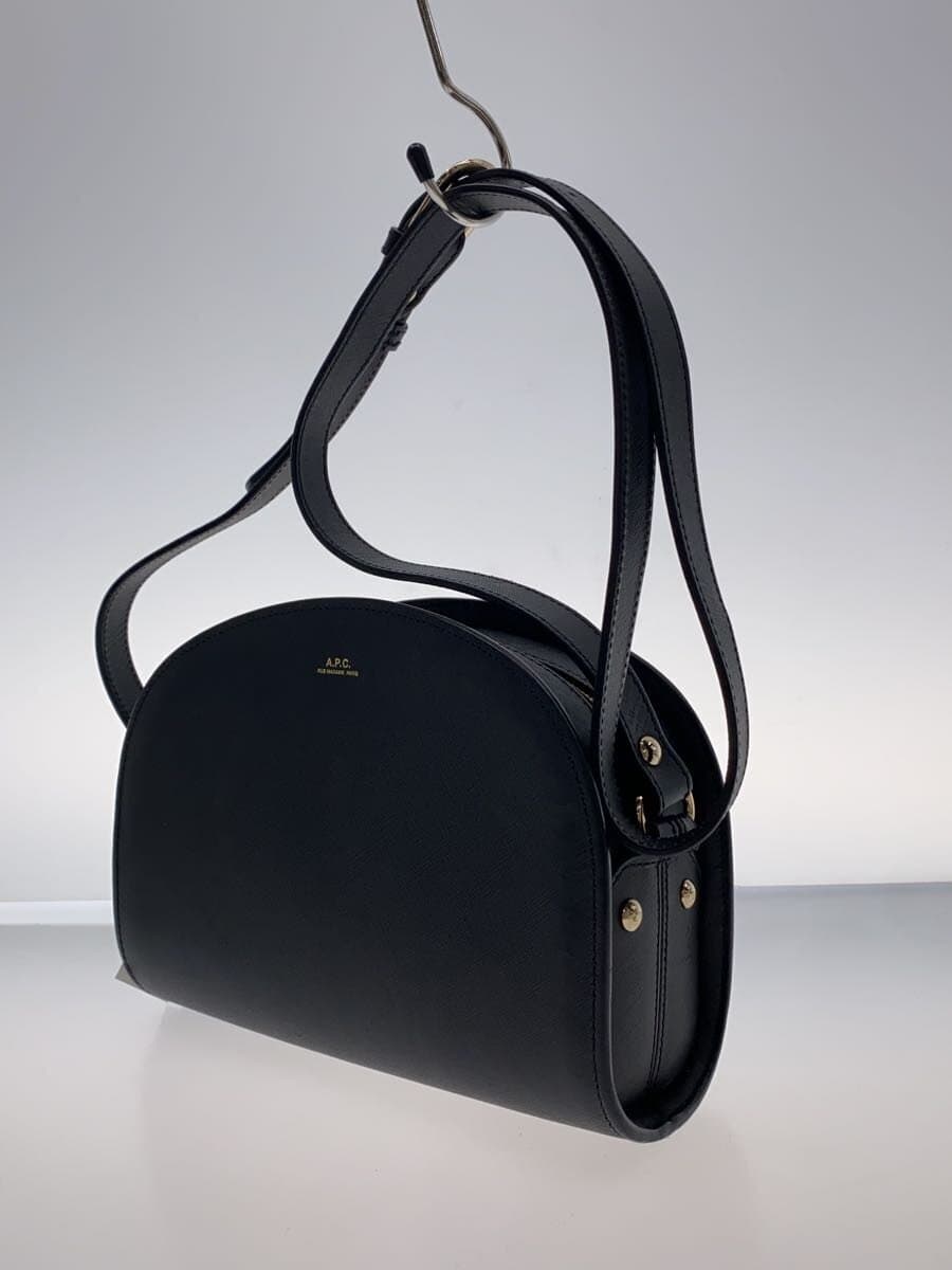 A.P.C. Shoulder Bag Leather BLK 2