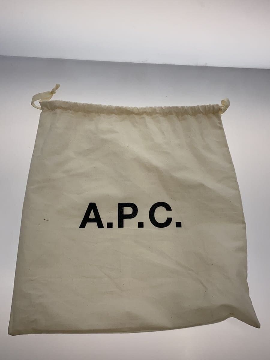A.P.C. Shoulder Bag Leather BLK 7