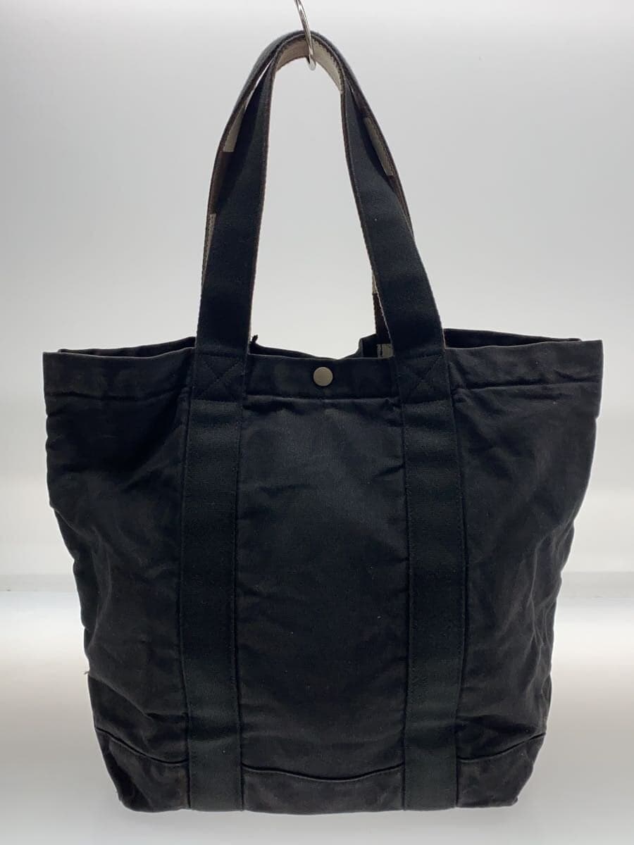 PORTER Tote Bag Canvas BLK Signs of Use Considered 3