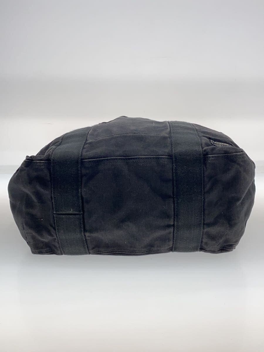PORTER Tote Bag Canvas BLK Signs of Use Considered 4