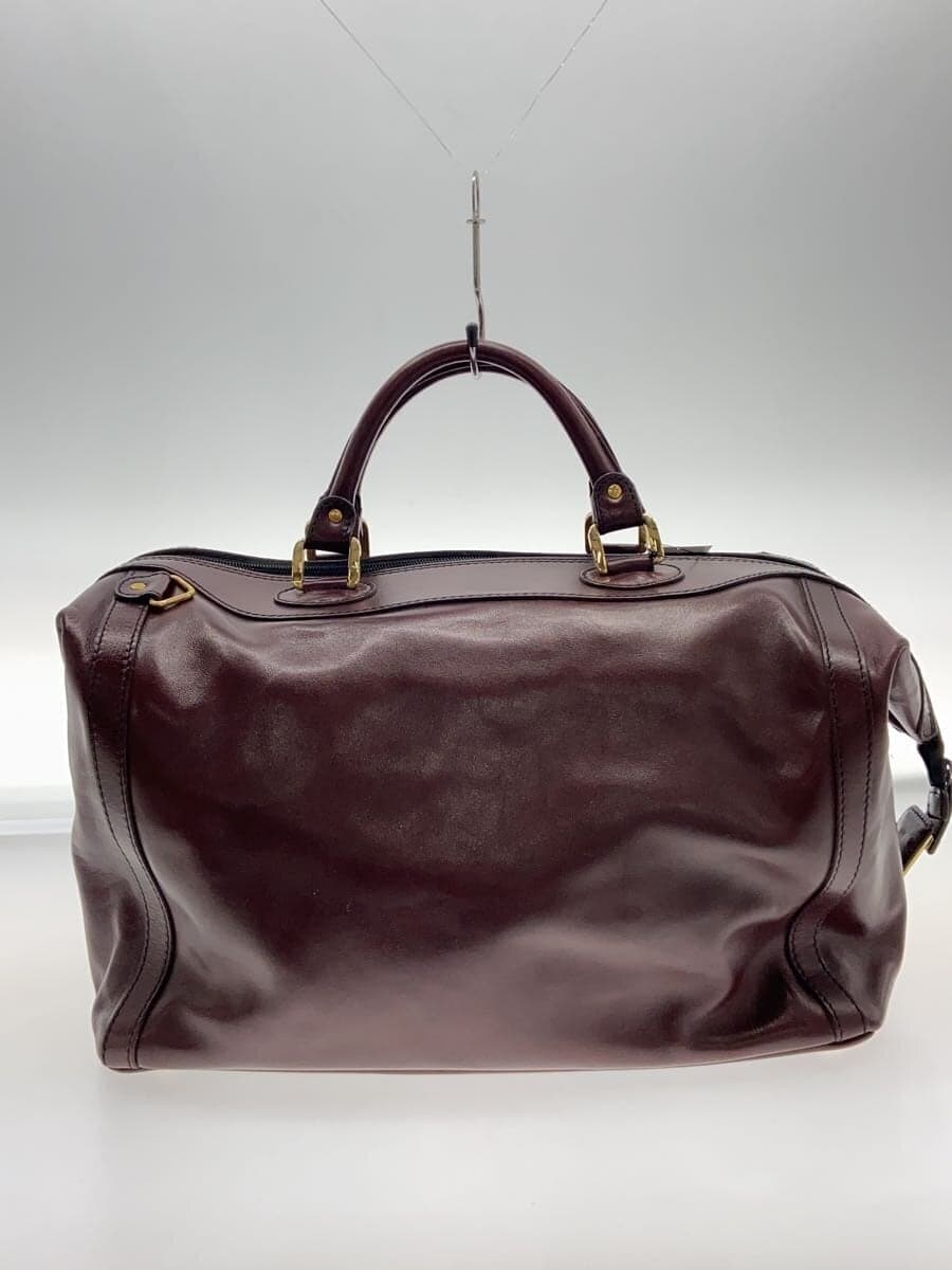 GOLD PFEIL Boston Bag Leather BRD 3