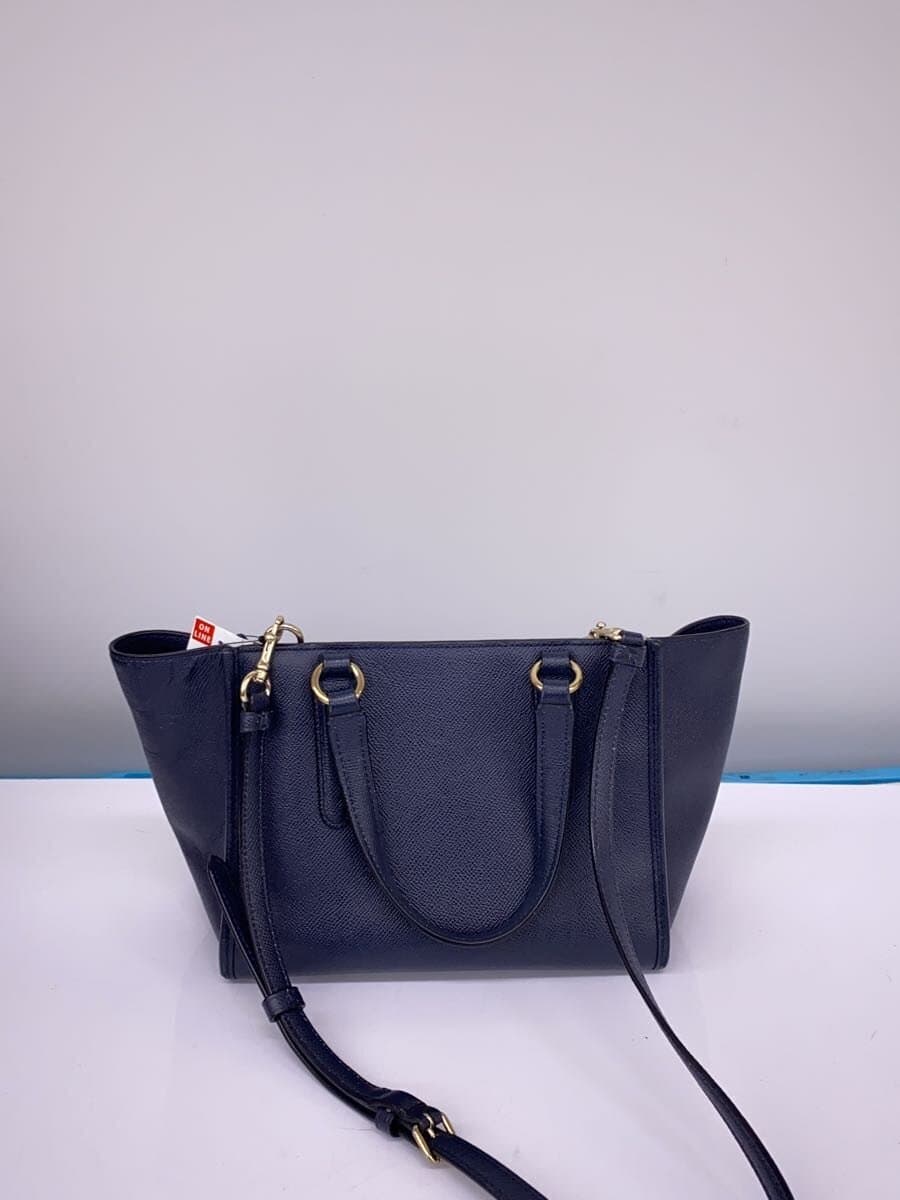 COACH Shoulder Bag Leather NVY 37143 3