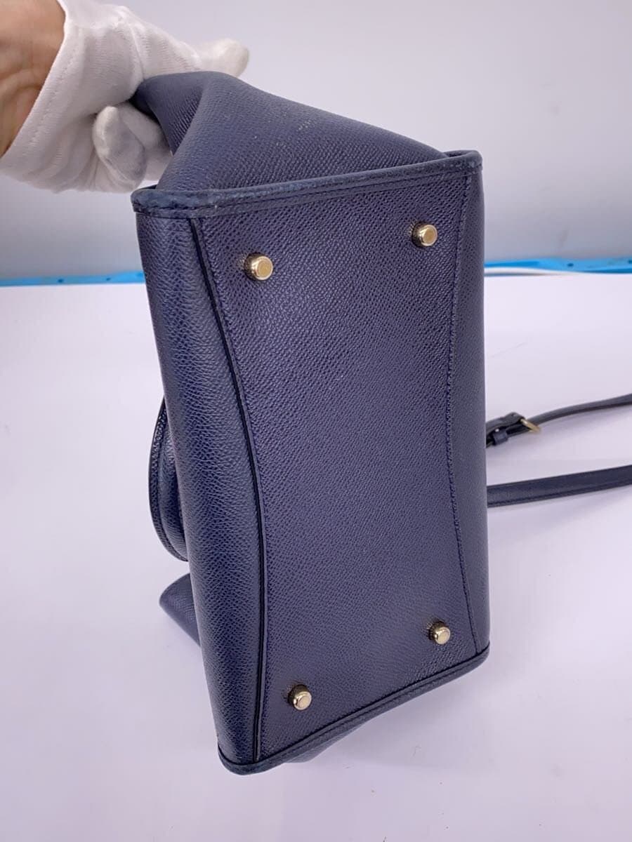 COACH Shoulder Bag Leather NVY 37143 4