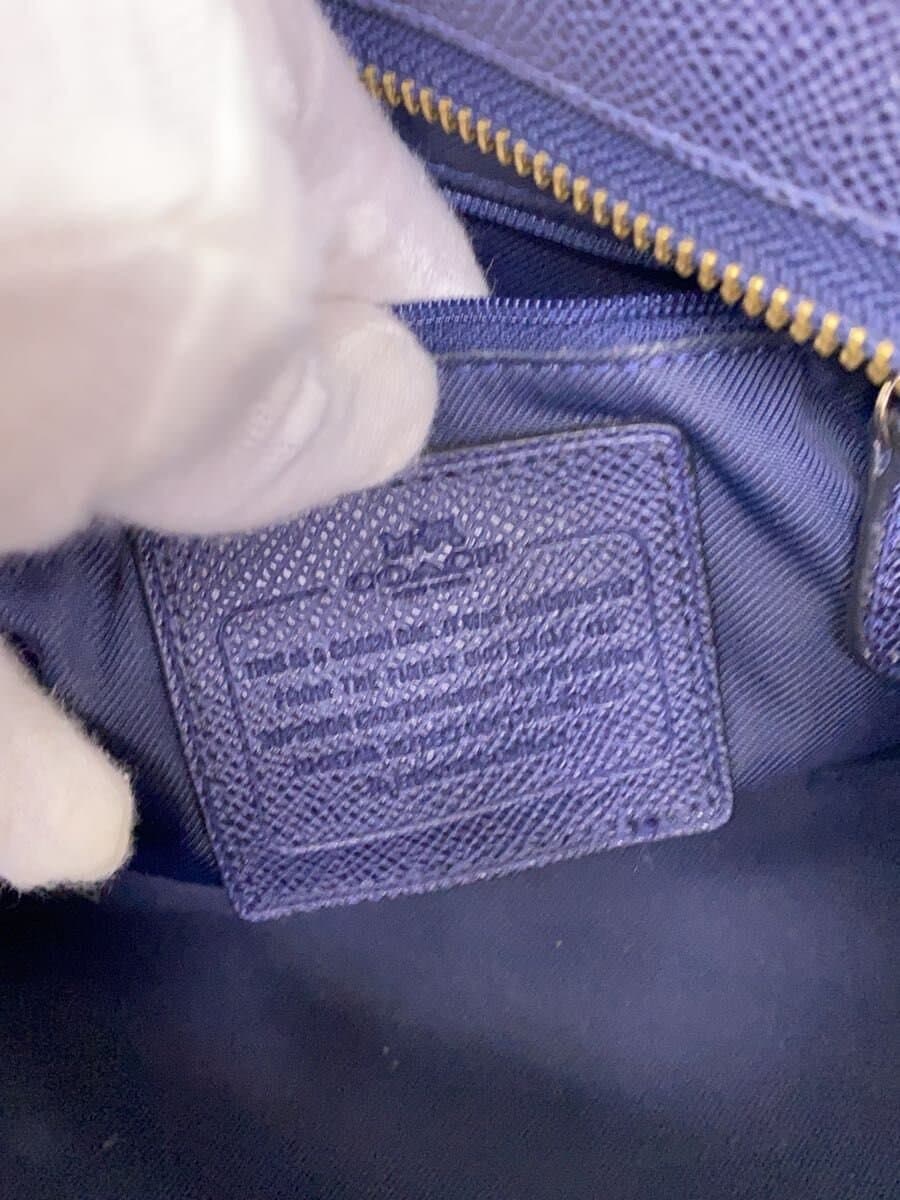 COACH Shoulder Bag Leather NVY 37143 5