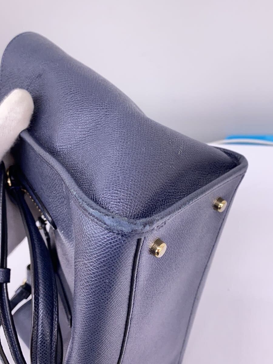 COACH Shoulder Bag Leather NVY 37143 7