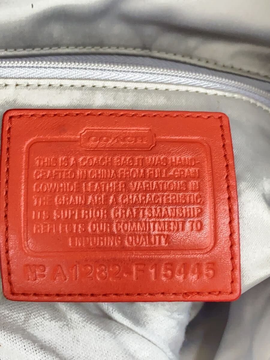 COACH One Shoulder Bag Leather PNK F15445 5