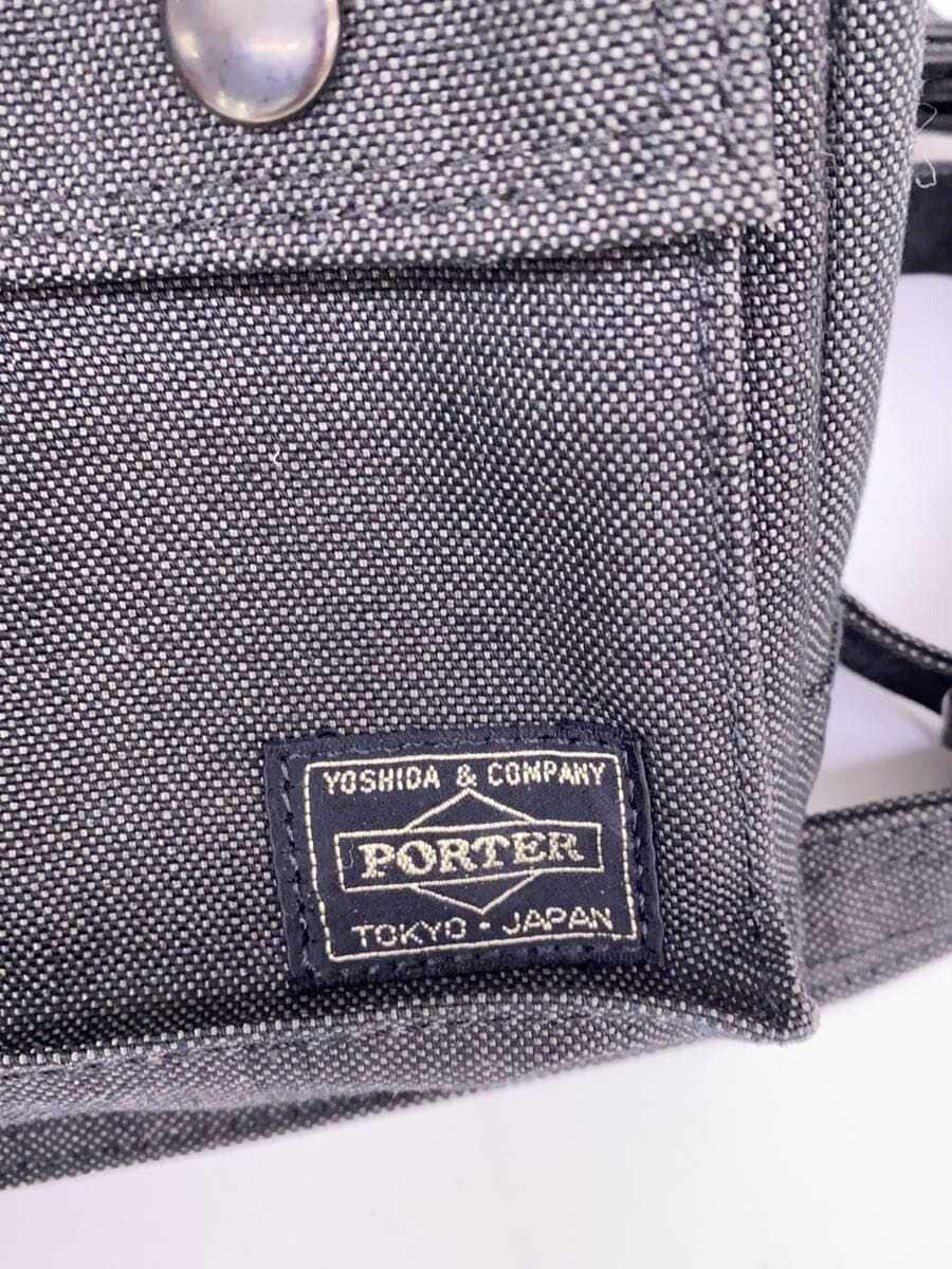 PORTER Shoulder Bag Canvas GRY 5