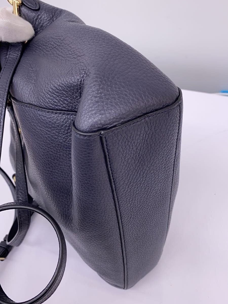 COACH2-Way Tote Bag Leather NVY F28993 7