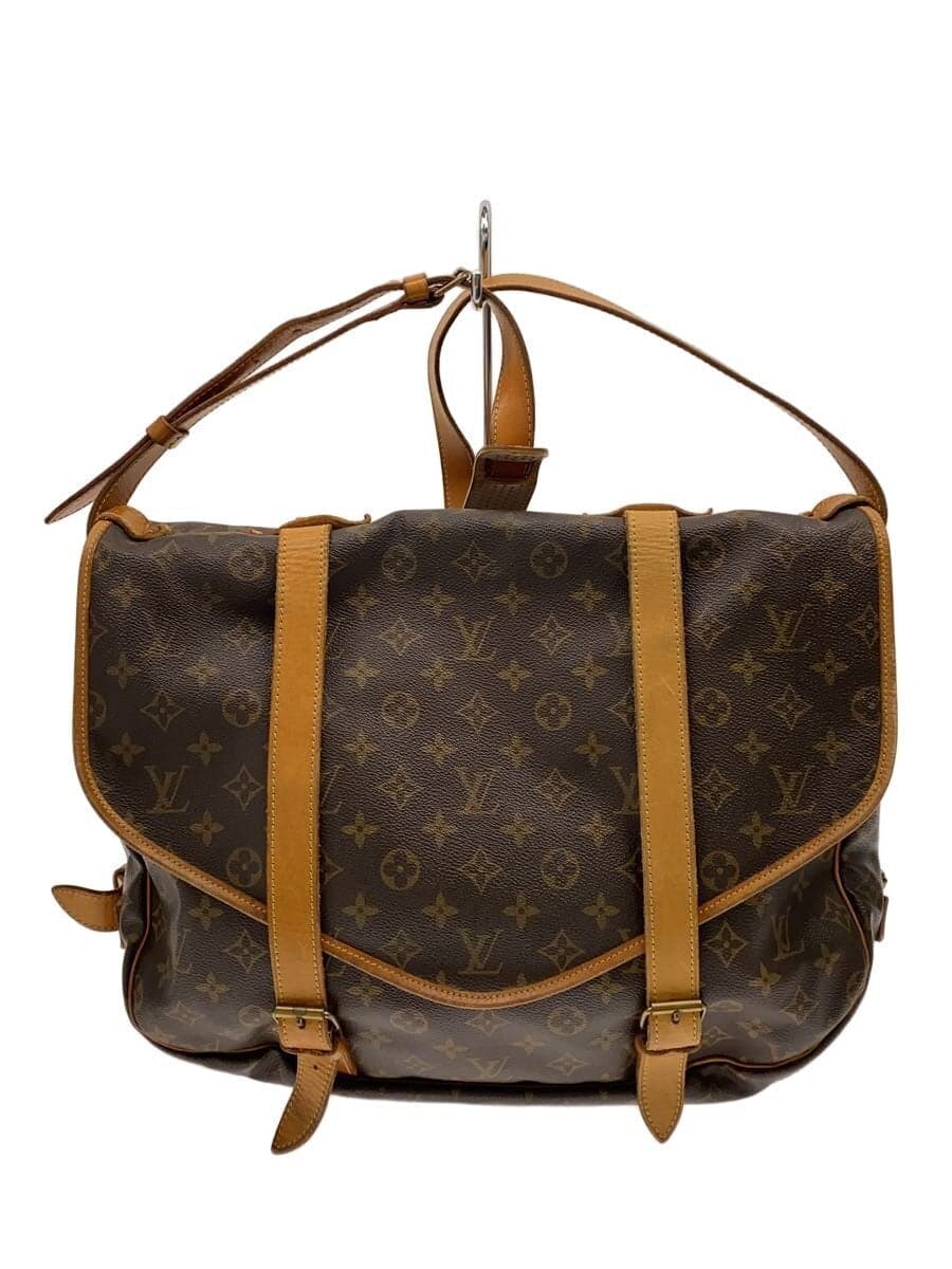 LOUIS VUITTON Bag M42252 Sommet 43 Leather BRW All-over pattern
