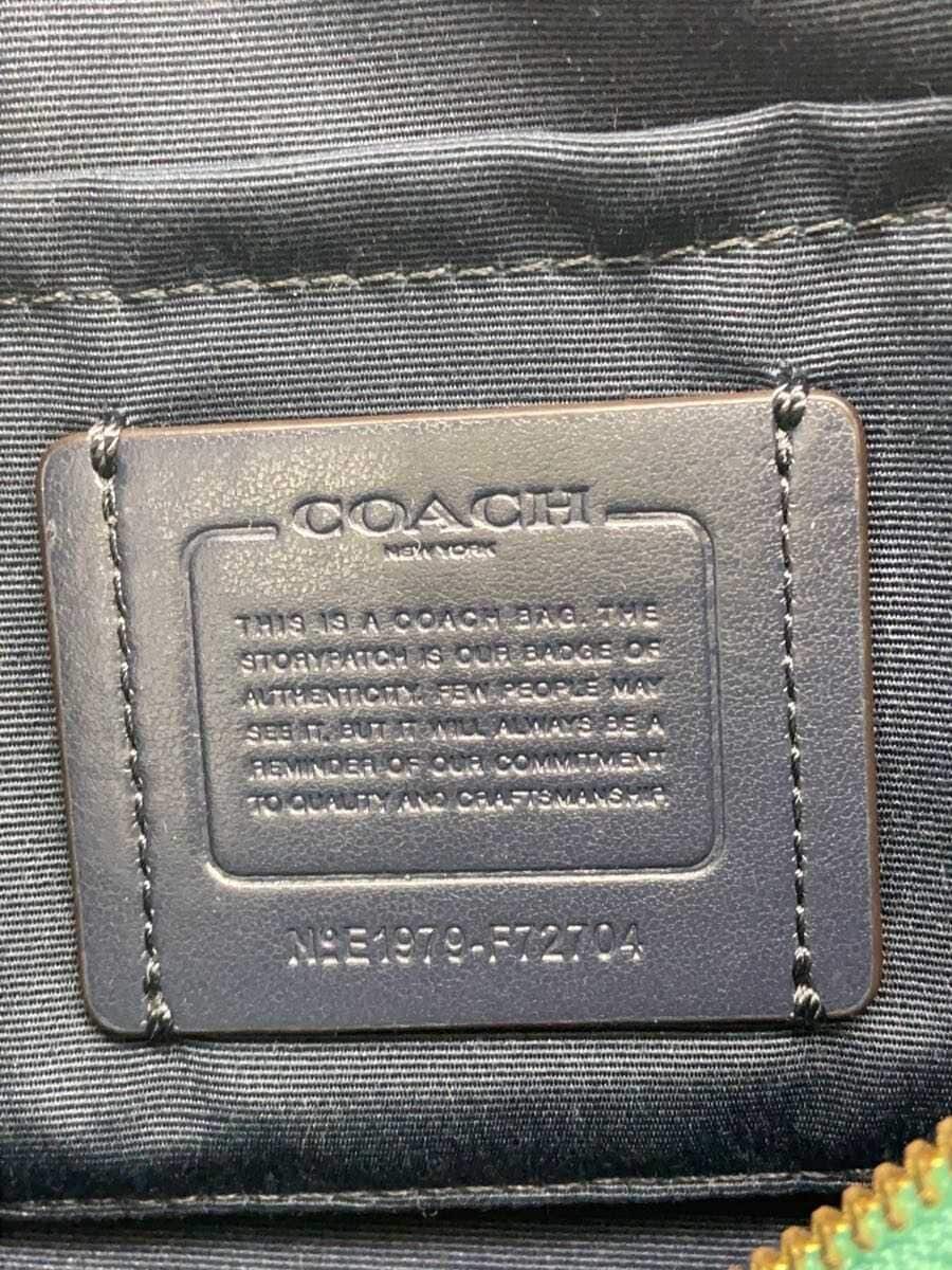 COACH Shoulder Bag Leather White 72704 5