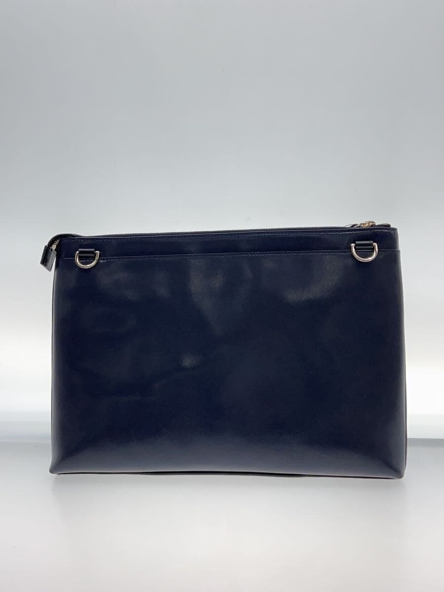 Paul Smith clutch bag leather navy 3