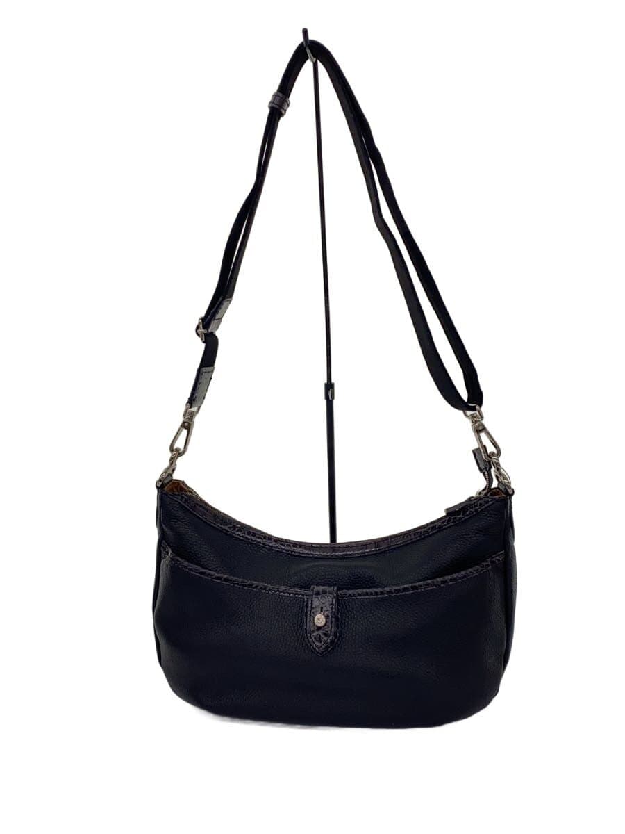 STEFANOMANO Shoulder Bag Leather Black