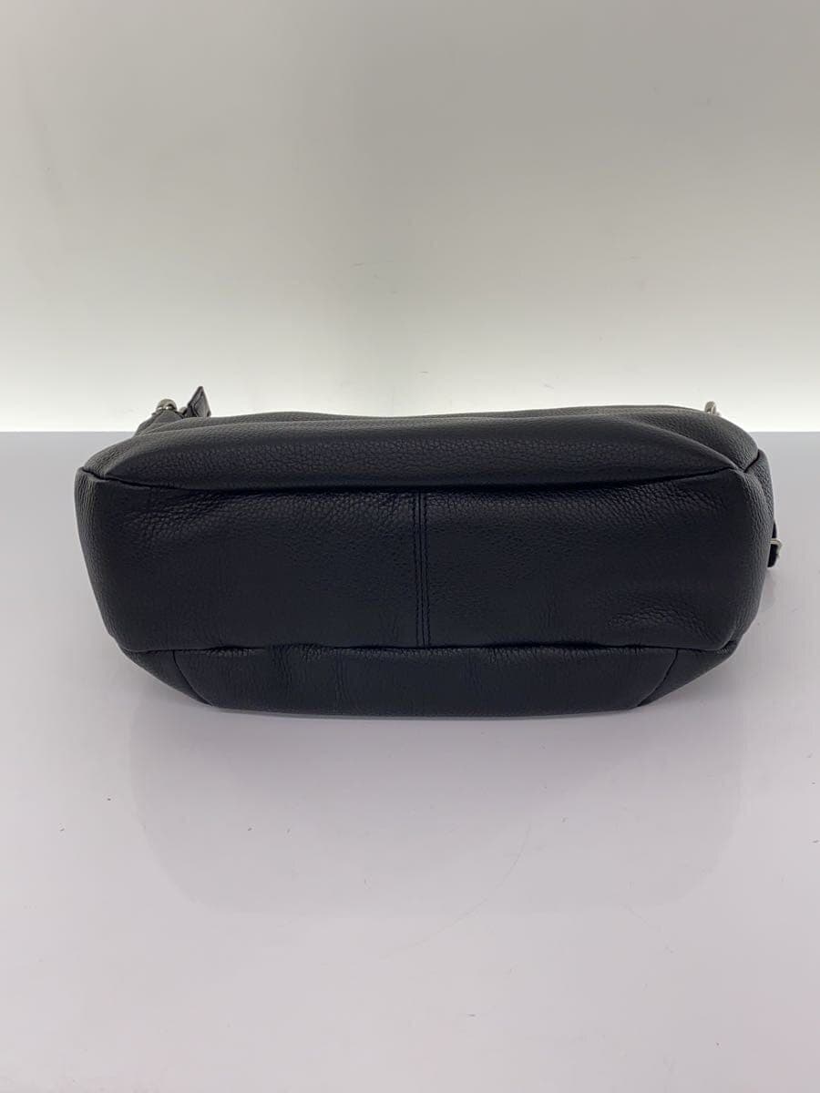 STEFANOMANO Shoulder Bag Leather Black 4