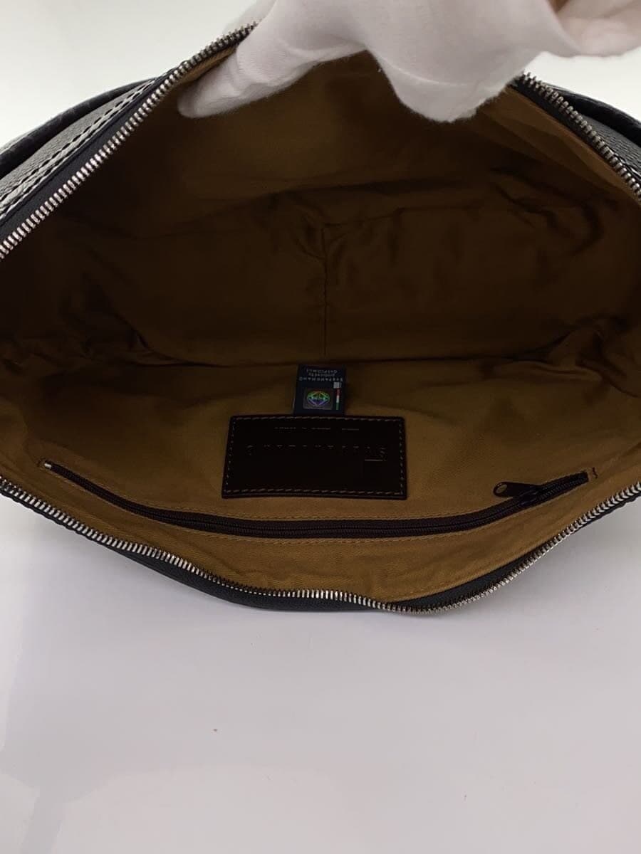 STEFANOMANO Shoulder Bag Leather Black 6