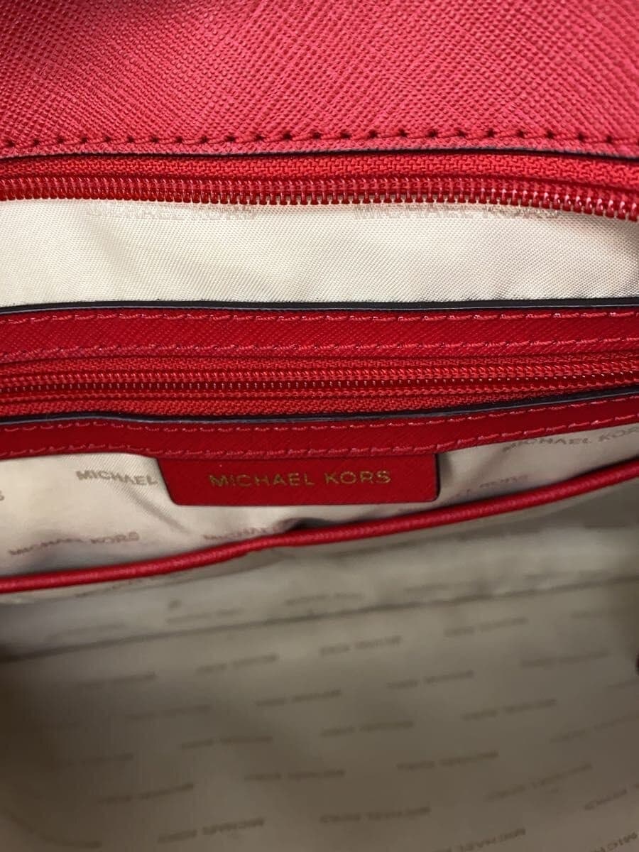 MICHAEL KORS Handbag -- RED AV-1701 Handle peeling 5