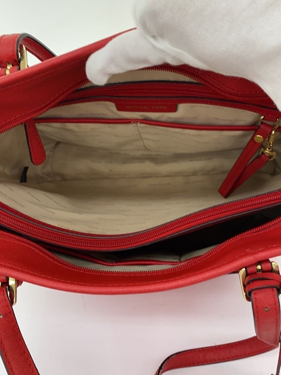MICHAEL KORS Handbag -- RED AV-1701 Handle peeling 6