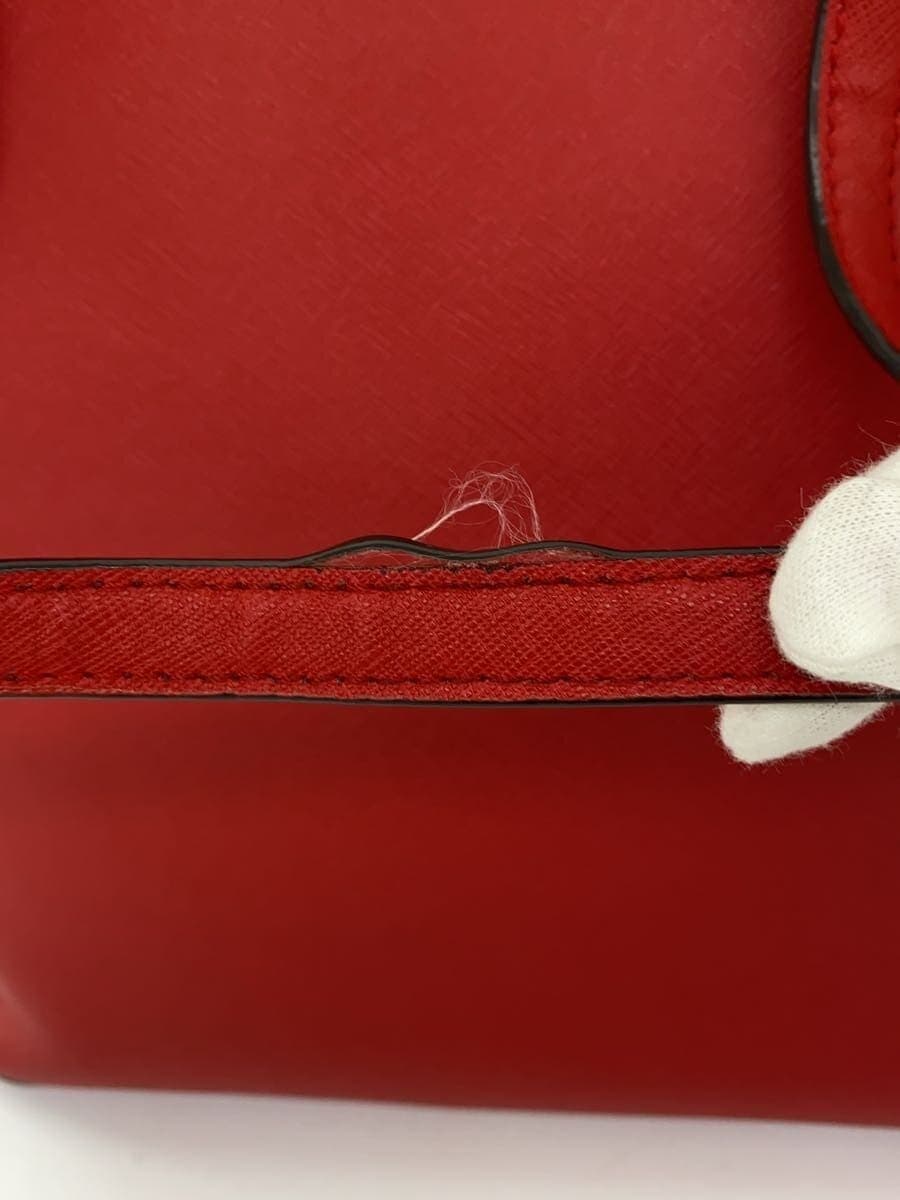 MICHAEL KORS Handbag -- RED AV-1701 Handle peeling 9