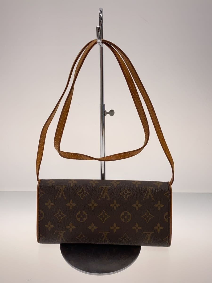 LOUIS VUITTON Pochette Twin GM_Monogram Canvas PVC BRW 3