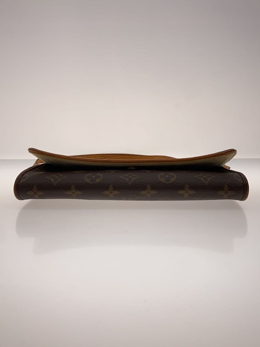 LOUIS VUITTON Pochette Twin GM_Monogram Canvas PVC BRW 4