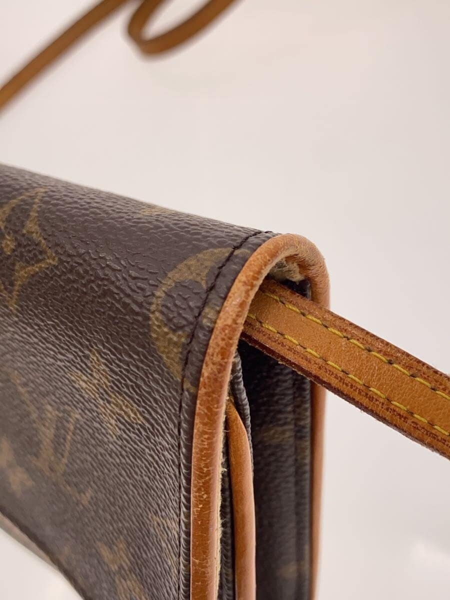 LOUIS VUITTON Pochette Twin GM_Monogram Canvas PVC BRW 7