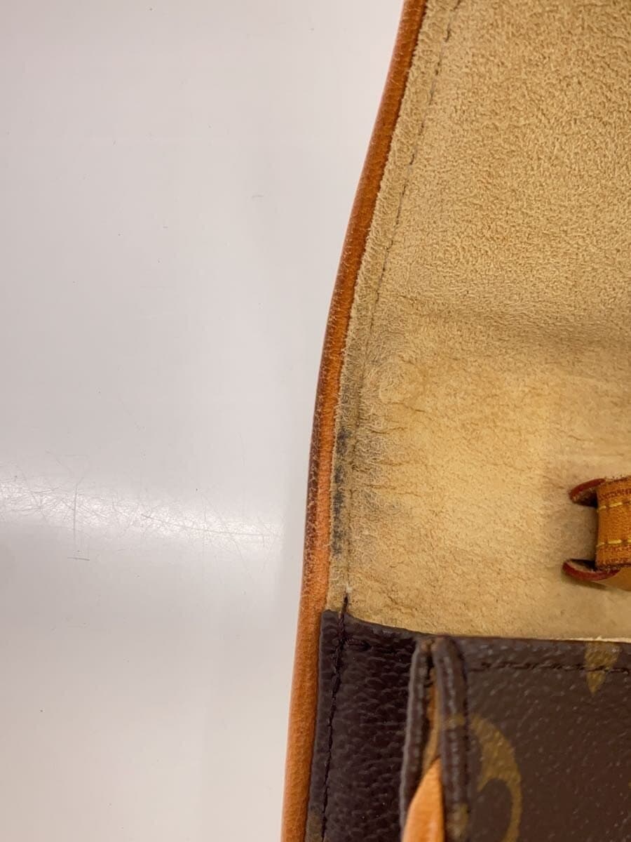 LOUIS VUITTON Pochette Twin GM_Monogram Canvas PVC BRW 9