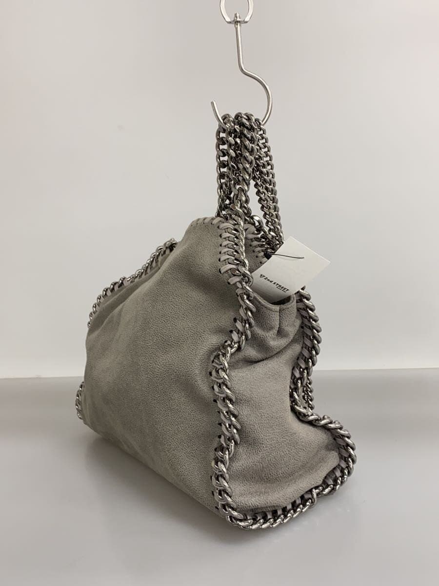 STELLA Mc CARTNEY Mini Falabella Handbag Suede GRY 2