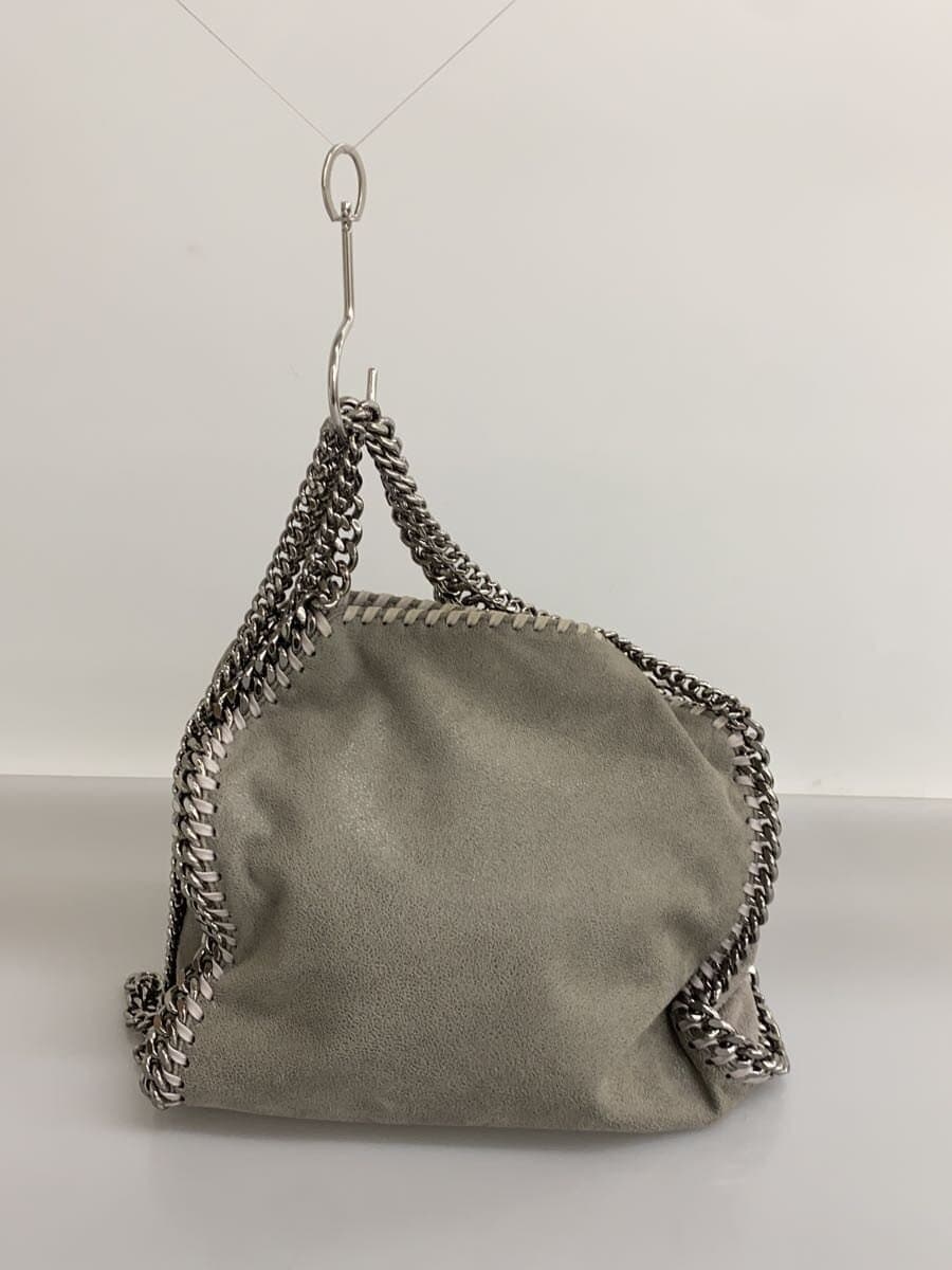 STELLA Mc CARTNEY Mini Falabella Handbag Suede GRY 3