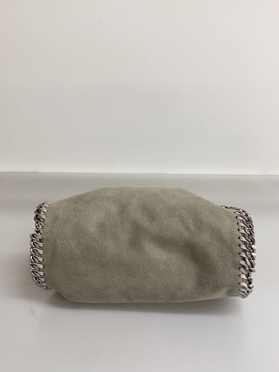 STELLA Mc CARTNEY Mini Falabella Handbag Suede GRY 4