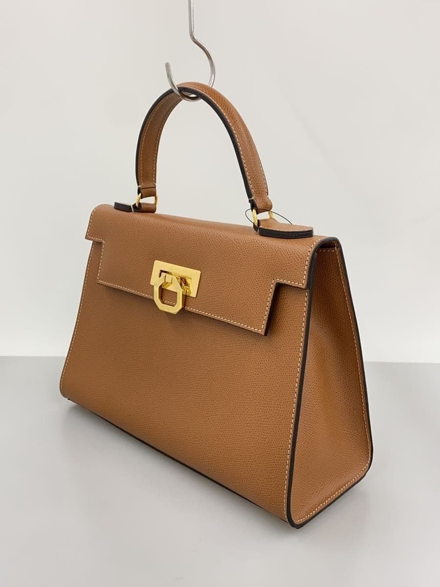 CARBOTTI Handbag Leather Loren 444 TAN 2