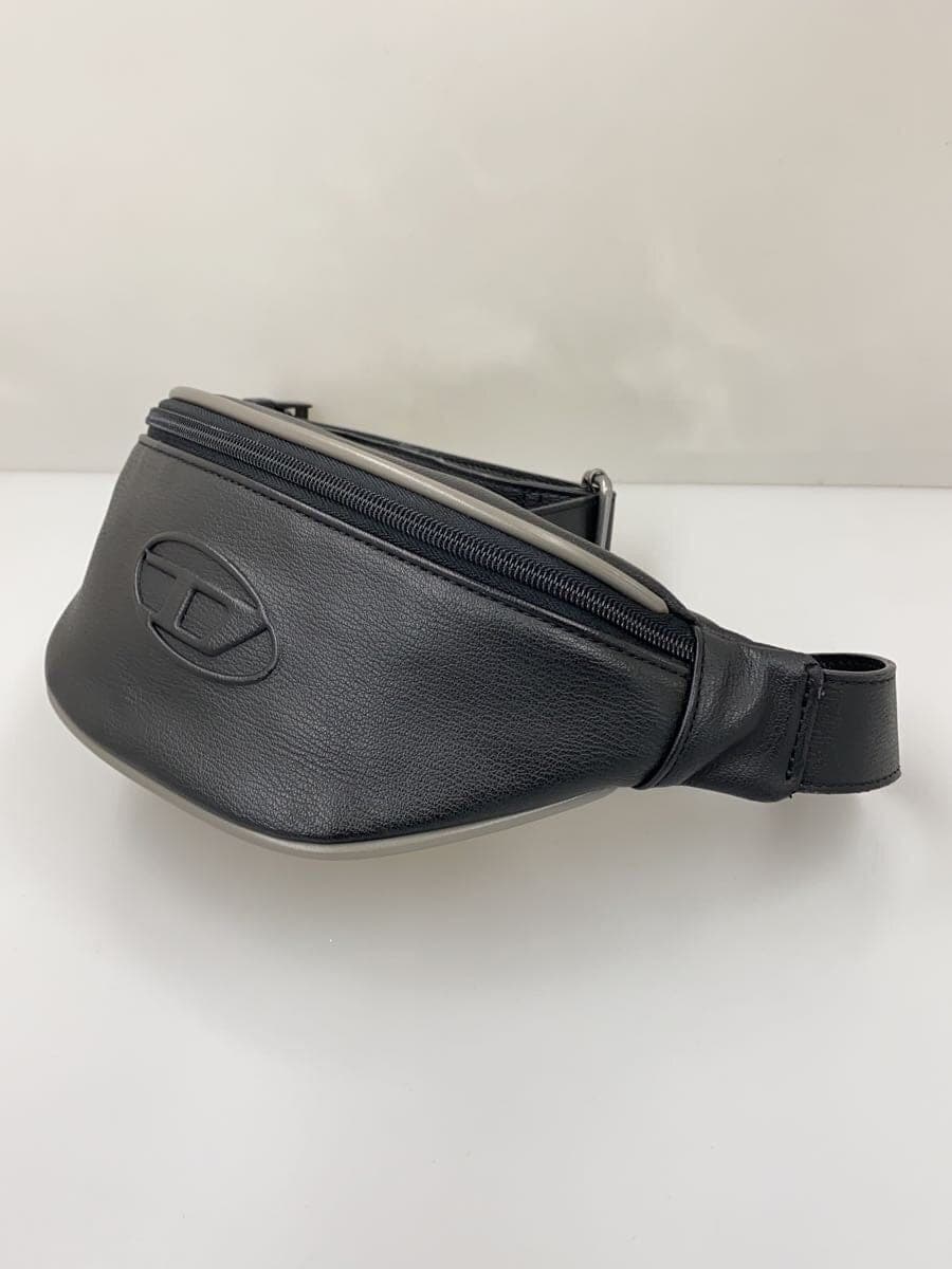 Diesel Fashion Waist Bag Leather BLK 2