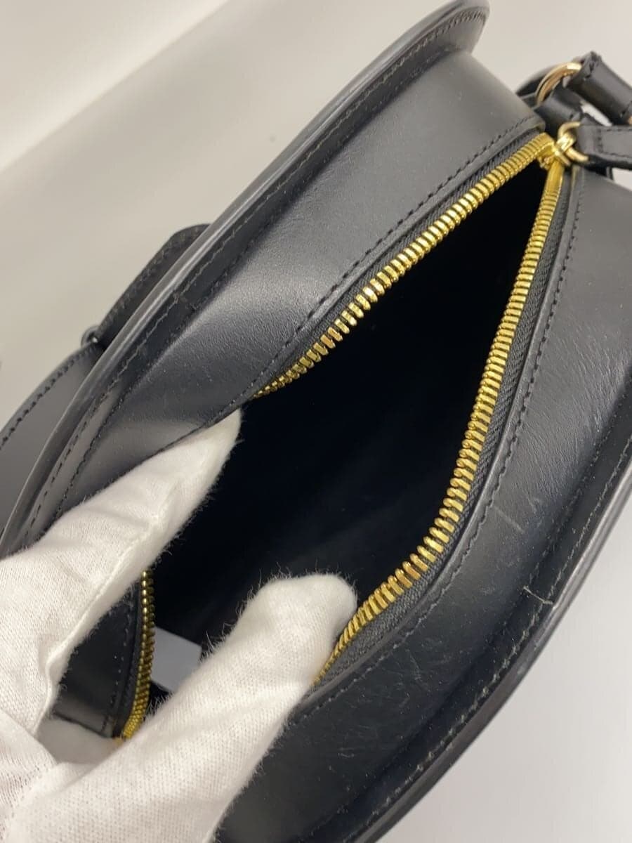 A.P.C. Half Moon Shoulder Bag Leather BLK 6