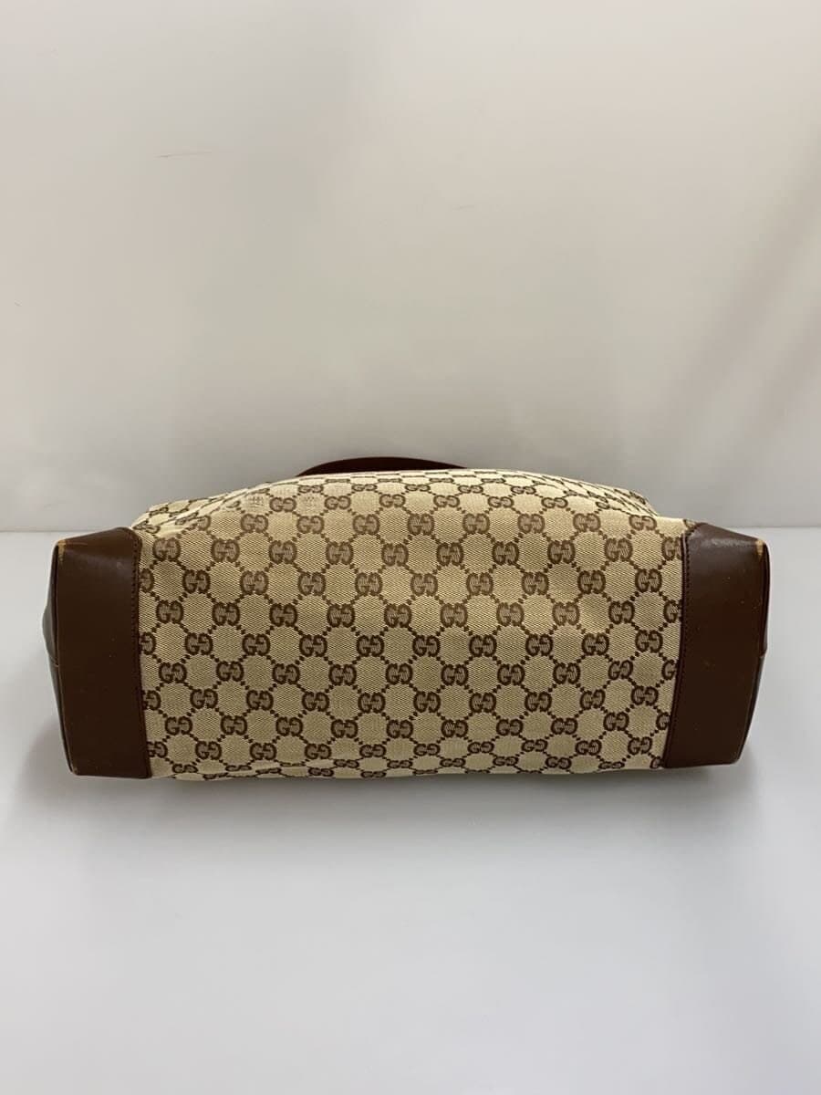 GUCCI Tote Bag_GG Canvas Canvas BRW 34339 4