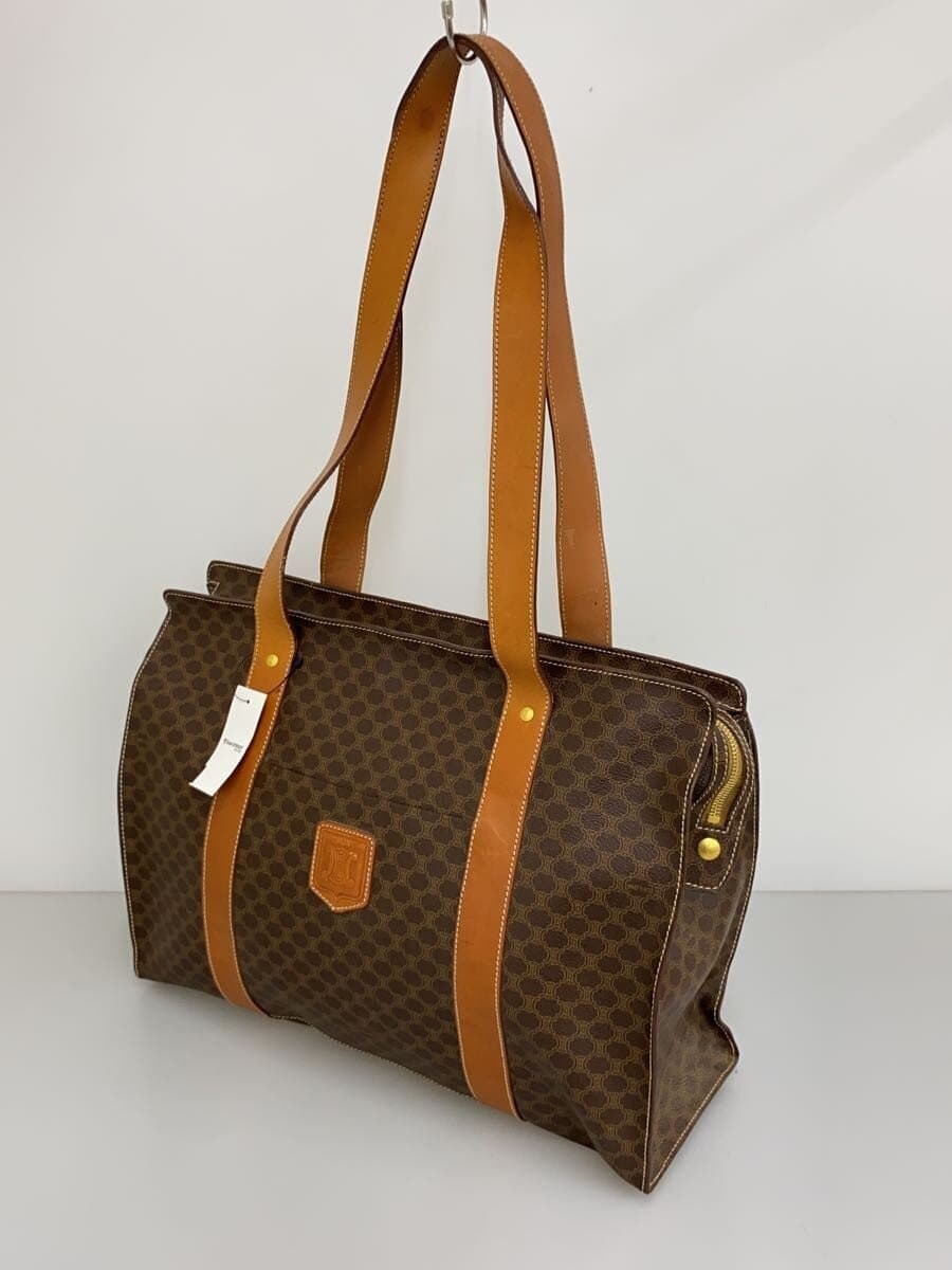 CELINE Triomphe Tote Bag PVC BRW 2