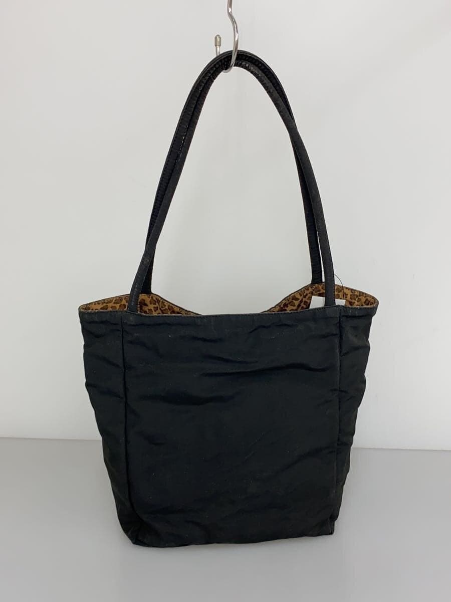 BOTTEGA VENETA Reversible Handbag -- BLK Leopard 3