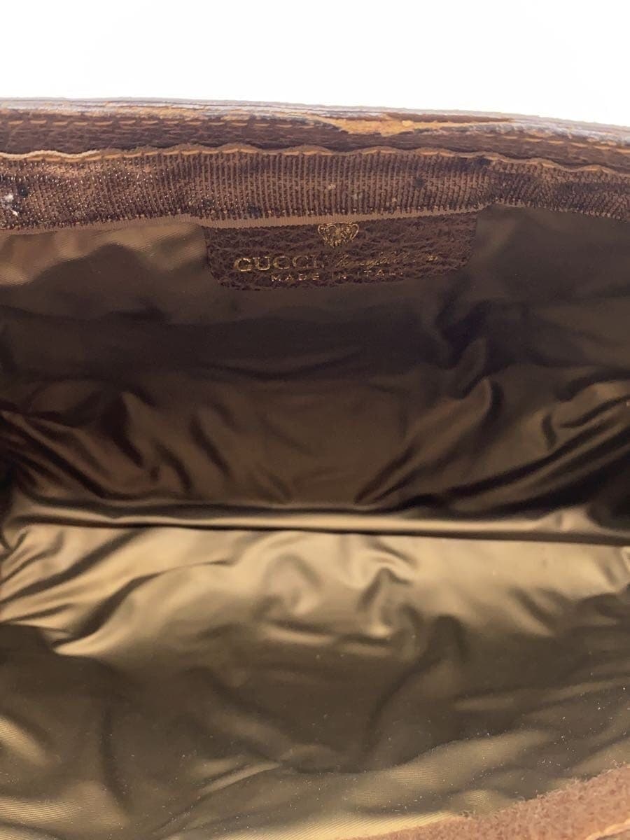 GUCCIAccessory Collection Clutch Bag PVC Brown All-over Pattern 6