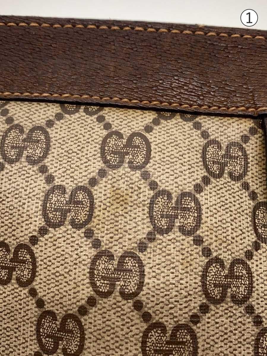 GUCCIAccessory Collection Clutch Bag PVC Brown All-over Pattern 7