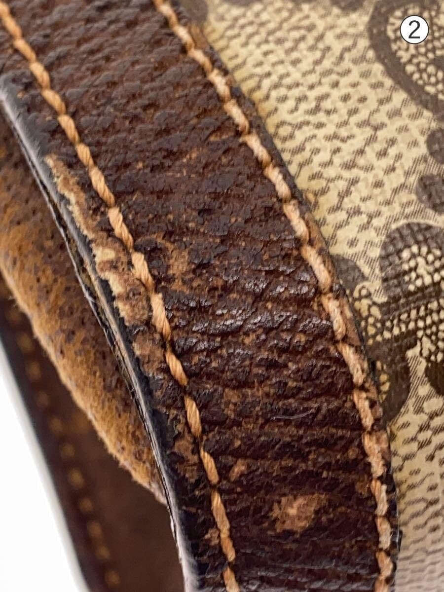 GUCCIAccessory Collection Clutch Bag PVC Brown All-over Pattern 8